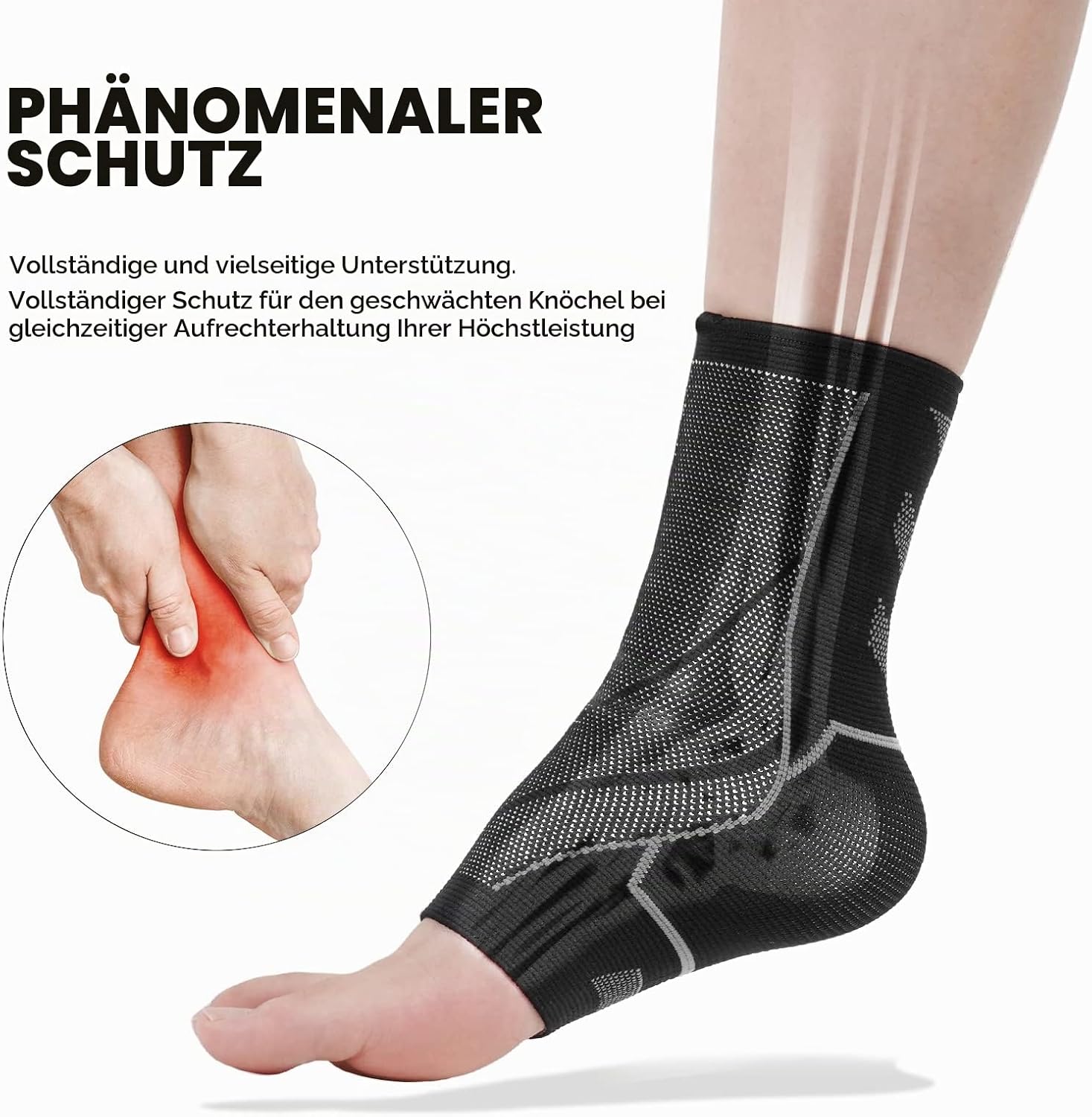 ACWOO Bandage am Fuß, Seitenansicht